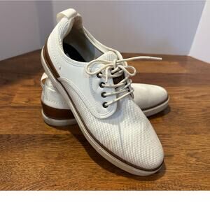 Madden Men’s M-Cinque Mesh Lace-Up Sneakers – White – Size 9.5